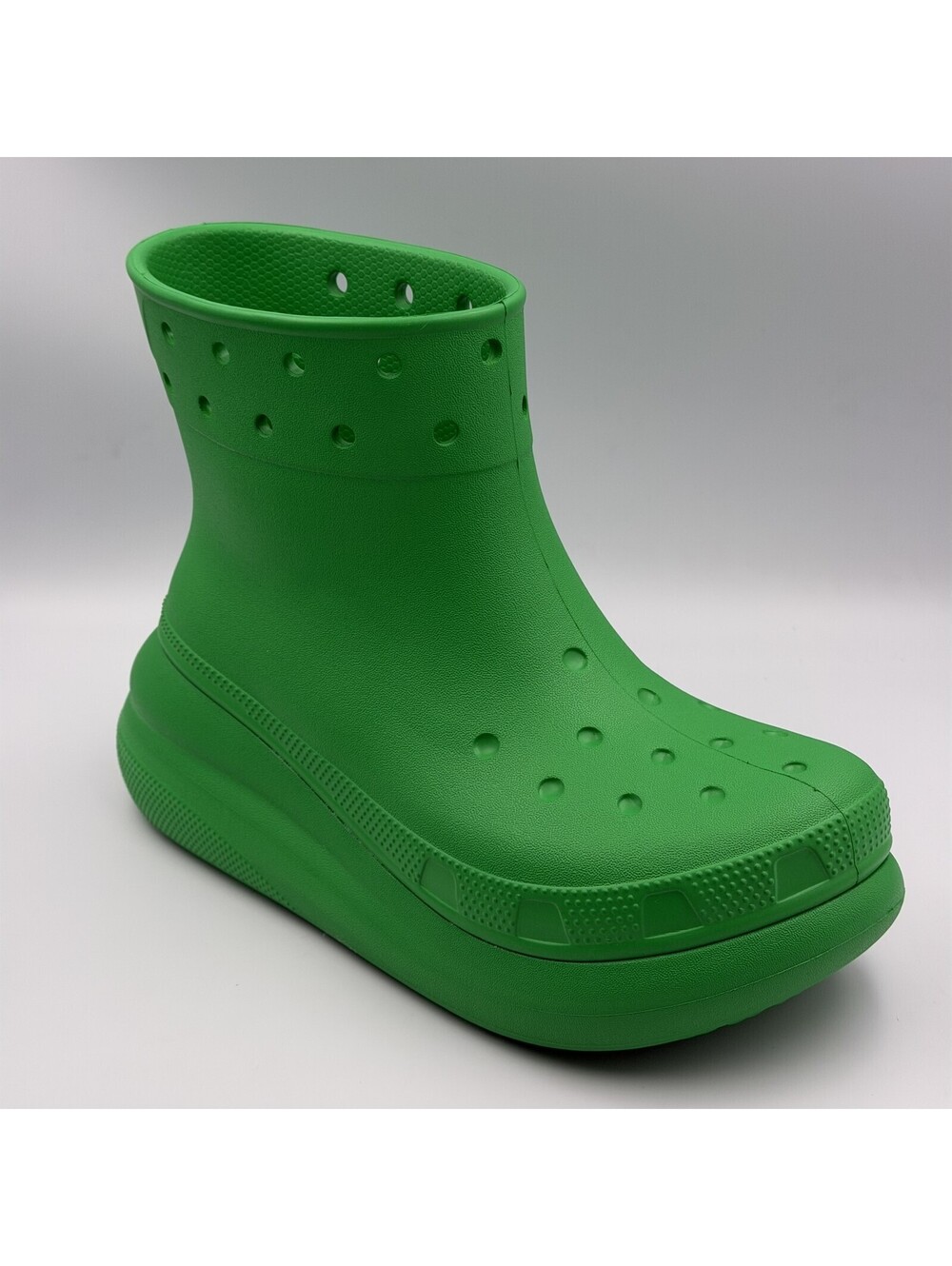 Crocs Classic Crush Boot Men's M5 / Women's W7 Bright Green Waterproof Slip-On - Picture 7 of 8